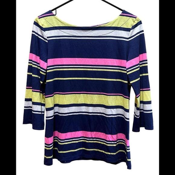 Lilly Pulitzer Women's‎ S 'Waverly' Top Stripes - Picture 1 of 4